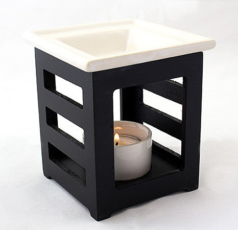 Ceramic and Wood Burner- 26-14 Black