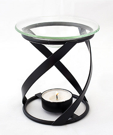 Metal Oil Burner- 26-16 Black