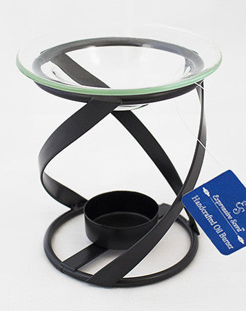 Metal Oil Burner- 26-16 Black