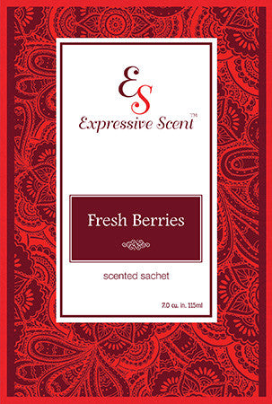 Fresh Berries Scented Sachet- 6 Pack