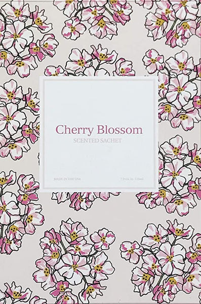Franceine Collection - CHERRY BLOSSOM - Large Scented Sachet Envelope (6 Pack)