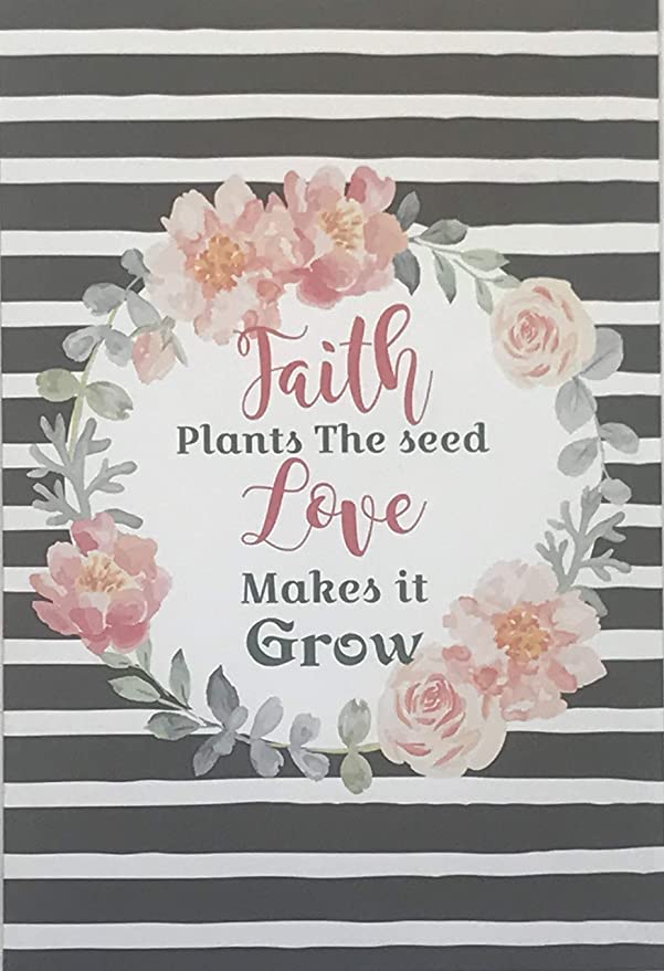 faith plants the seed love makes it grow meaning Spiritual Collection - FAITH PLANTS THE SEED - Large Scented Sachet En