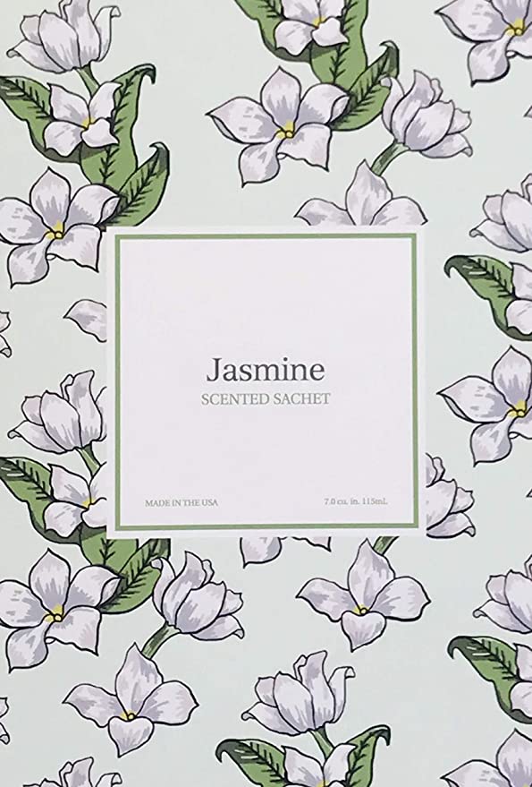 Franceine Collection - JASMINE - Large Scented Sachet Envelope (6 Pack