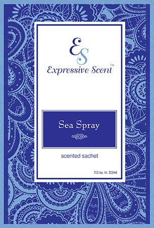 Sea Spray Scented Sachet- 6 Pack