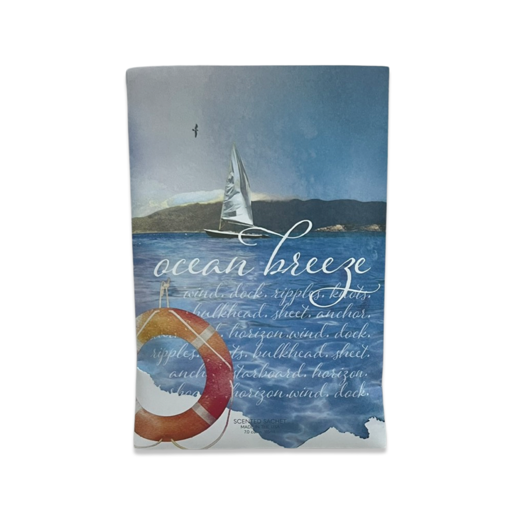 HERITAGE COLLECTION - OCEAN BREEZE - LARGE SCENTED SACHET ENVELOPE (6 PACK)