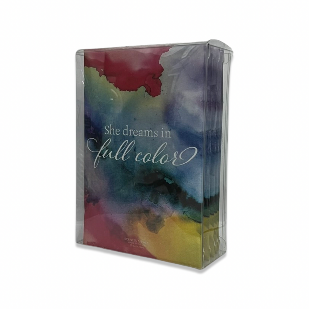 Spring-Summer Collection - SHE DREAMS IN FULL COLOR  - Large Scented Sachet Envelope (6 Pack)