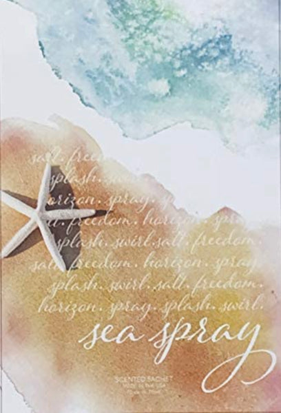 Heritage Collection - SEA SPRAY - Large Scented Sachet Envelope (6 Pack)