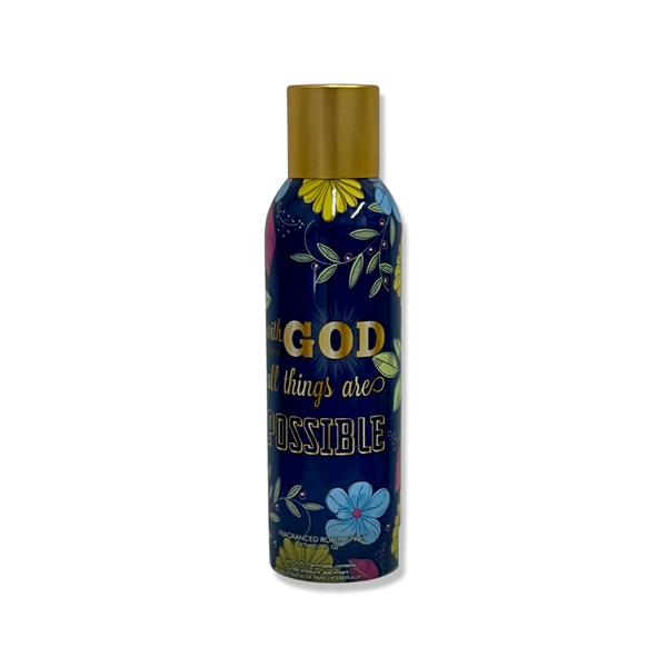 ROOM SPRAY- WITH GOD ALL THINGS ARE POSSIBLE (SPIRITUAL COLLECTION)