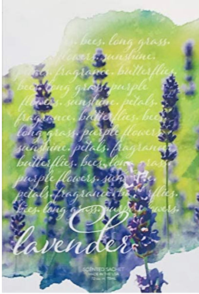 Heritage Collection - LAVENDER - Large Scented Sachet Envelope (6 Pack)